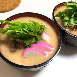 材料入れるだけ☆牛すじ煮込みうどん